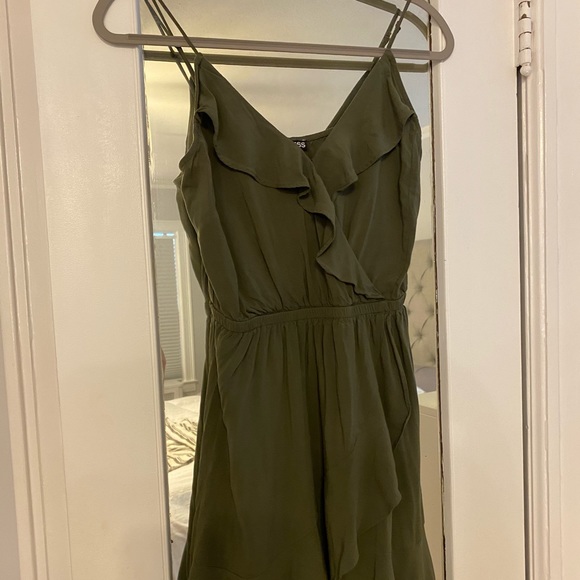 army green sundress
